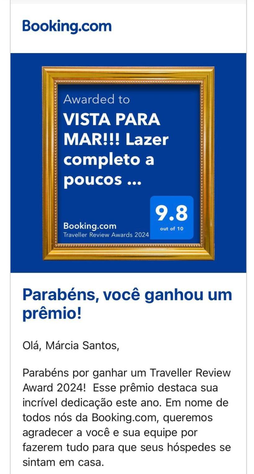 Vista Para Mar!!! Lazer Completo A Poucos Passos Da Praia グァルジャー エクステリア 写真