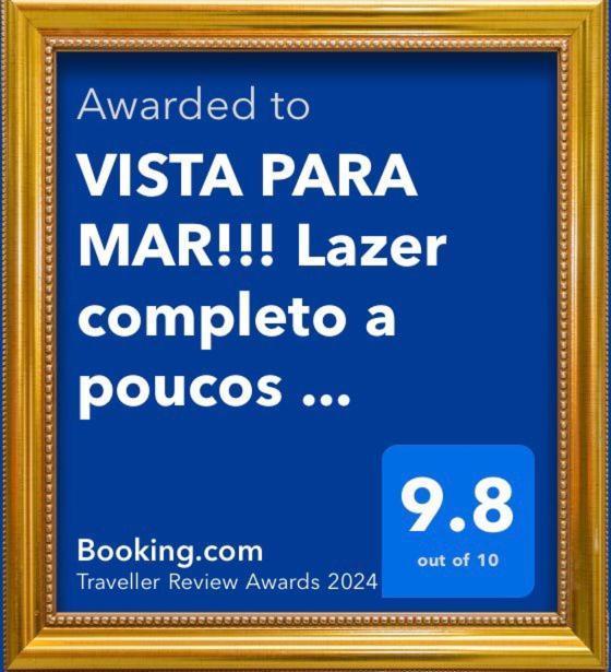 Vista Para Mar!!! Lazer Completo A Poucos Passos Da Praia グァルジャー エクステリア 写真
